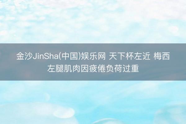 金沙JinSha(中国)娱乐网 天下杯左近 梅西左腿肌肉因疲倦负荷过重