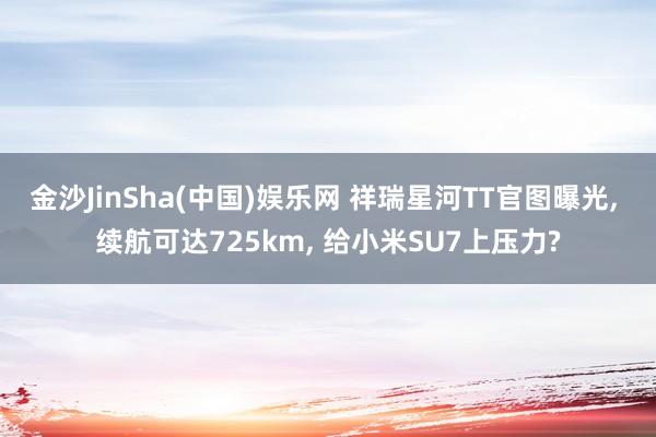 金沙JinSha(中国)娱乐网 祥瑞星河TT官图曝光， 续航可达725km， 给小米SU7上压力?